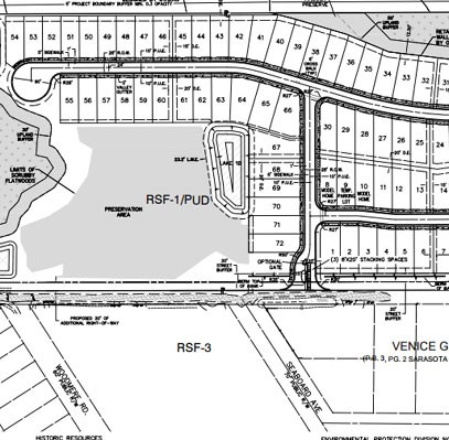 Site plan for Hidden Palms