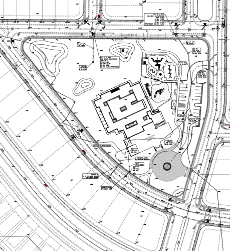 Site plan - Tower Dairy Amenity Center