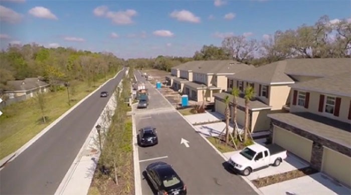 Drone view of Brushy Creek